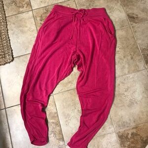 Free People Pink Track Pants